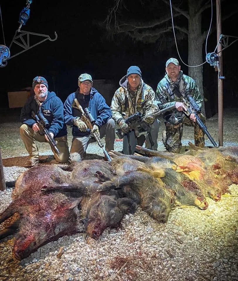 Thermal hog hunt in Waurika, OK