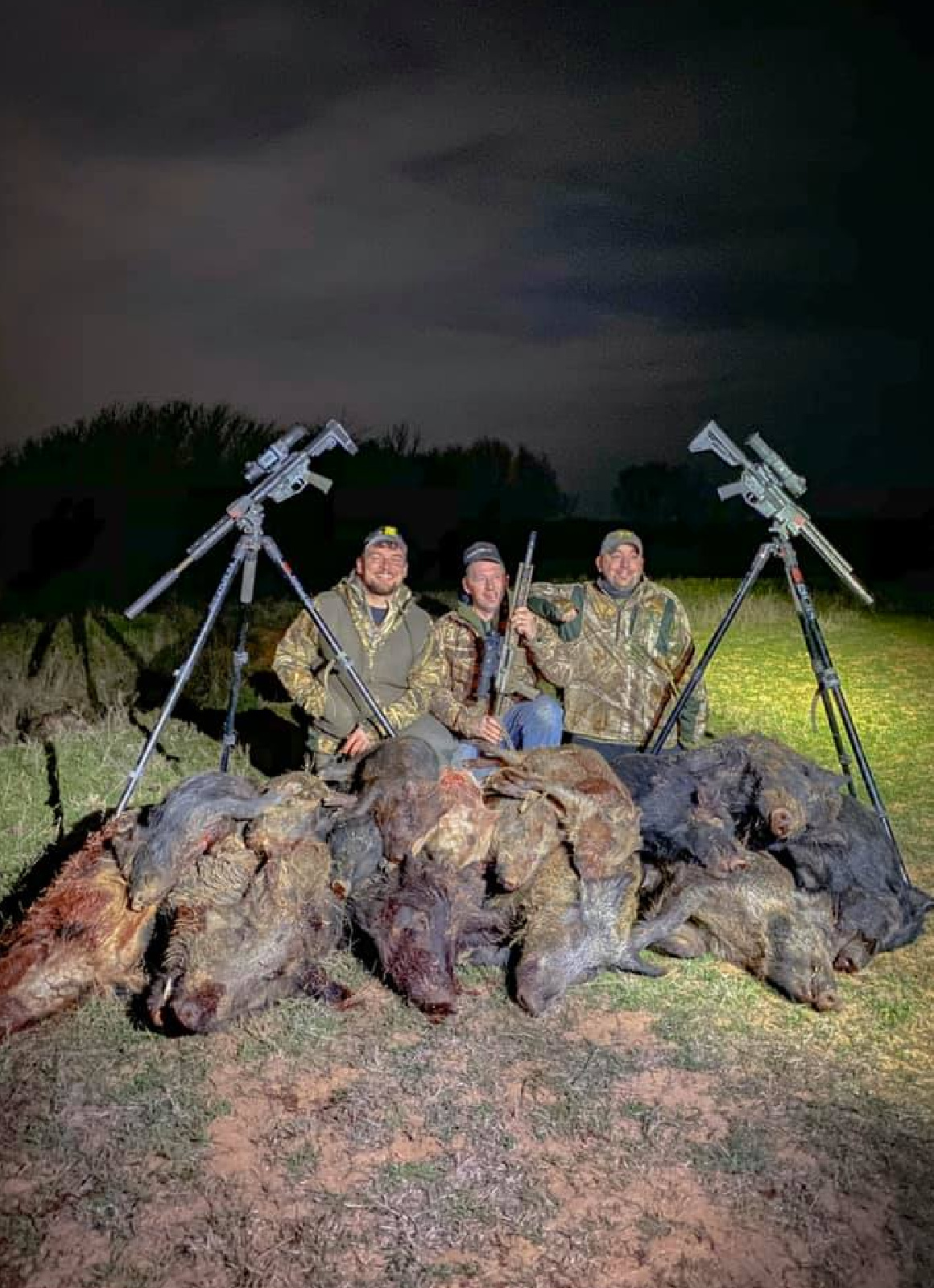 Thermal hog hunt in Waurika, OK
