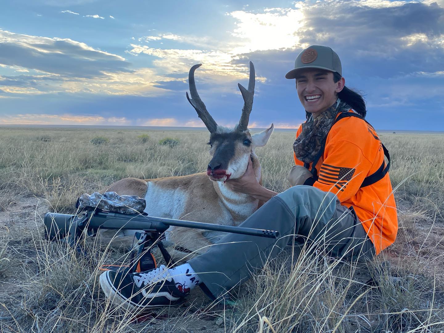 Colorado Pronghorn Hunt, Leven 2 Nebraska snow goose with band.